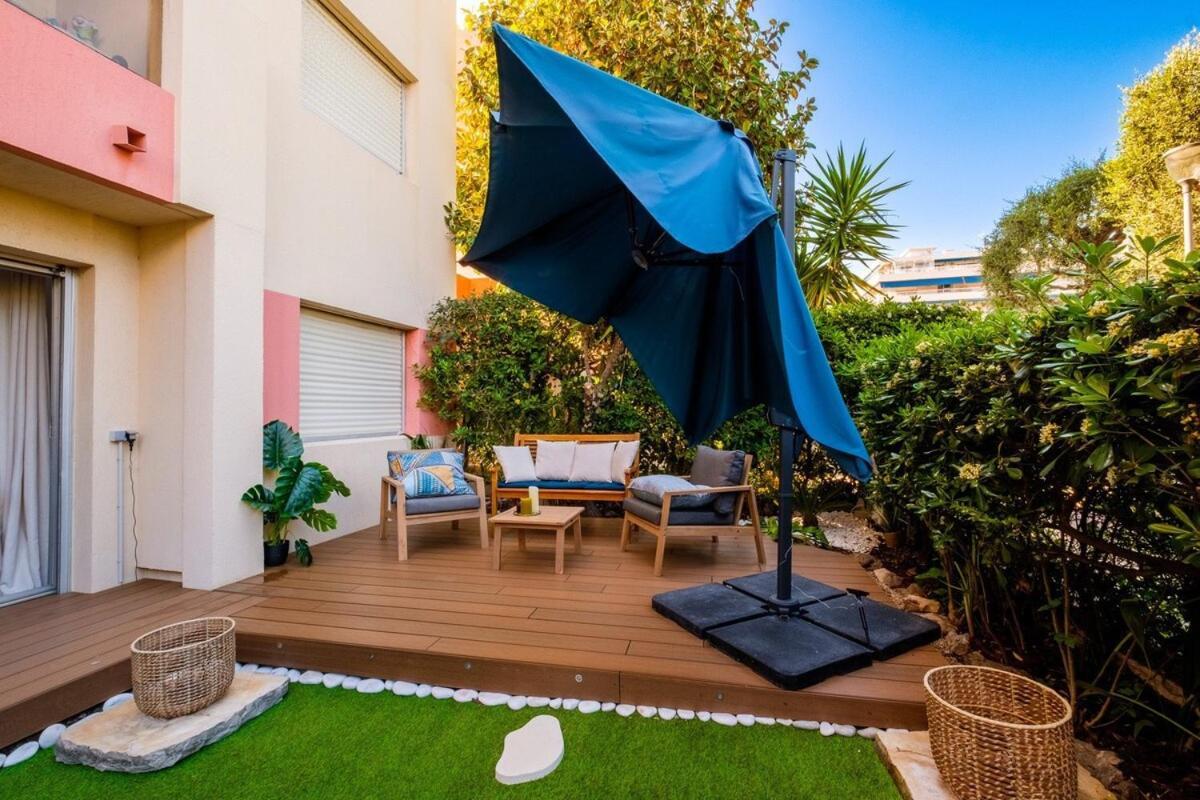 Le Riviera ~ Jardin ~ Parking ~ Climatisation Apartment Cagnes-sur-Mer Bagian luar foto