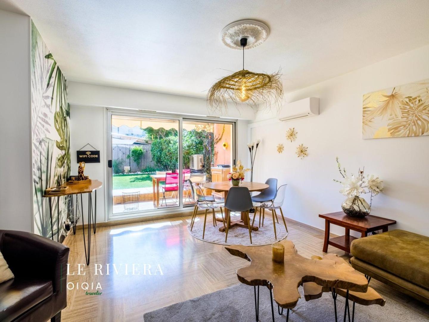 Le Riviera ~ Jardin ~ Parking ~ Climatisation Apartment Cagnes-sur-Mer Bagian luar foto