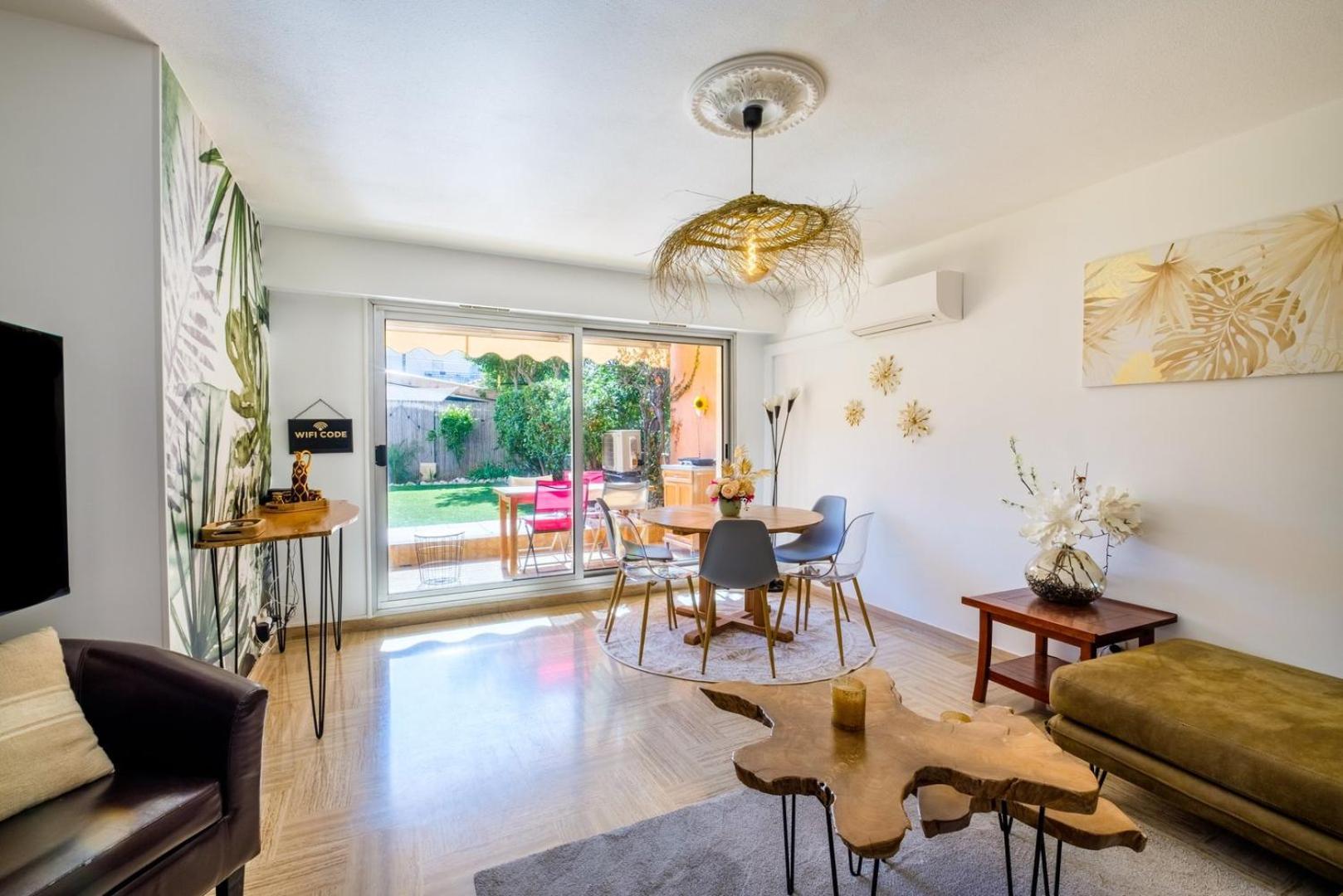Le Riviera ~ Jardin ~ Parking ~ Climatisation Apartment Cagnes-sur-Mer Bagian luar foto